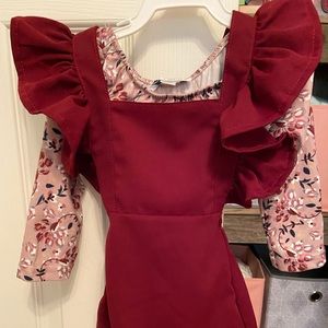 Bailey’s Blossom Leo and suspender dress. EUC.